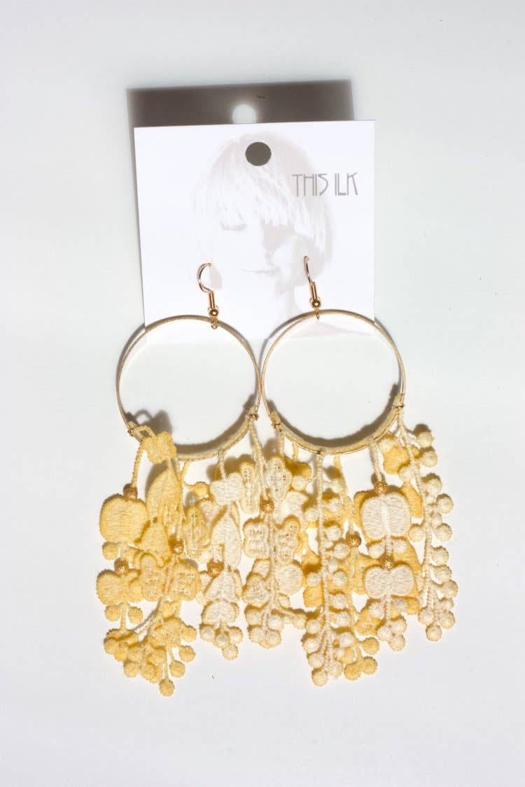 This Ilk – Brincos de argola por atacado – Brincos Duo des Fleurs6