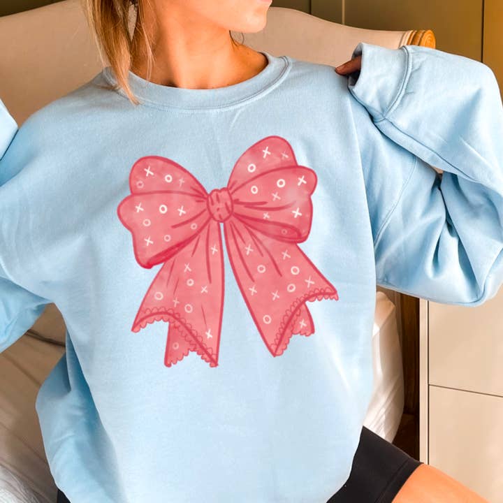 Shoppe SHC - Venta al por mayor Sudadera estampada - Mujer - Sudadera con Lazo Coqueta XOXO | Sudadera con Serigrafía