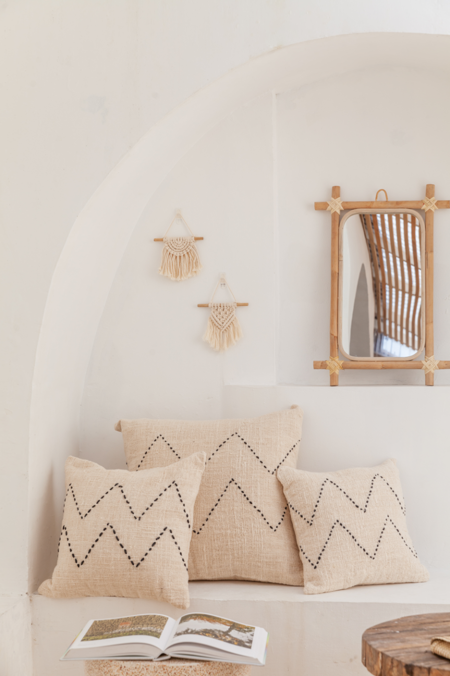 Village Thrive – wholesale Dekorativ kudde – Nya handsydd bomull kasta kudde14