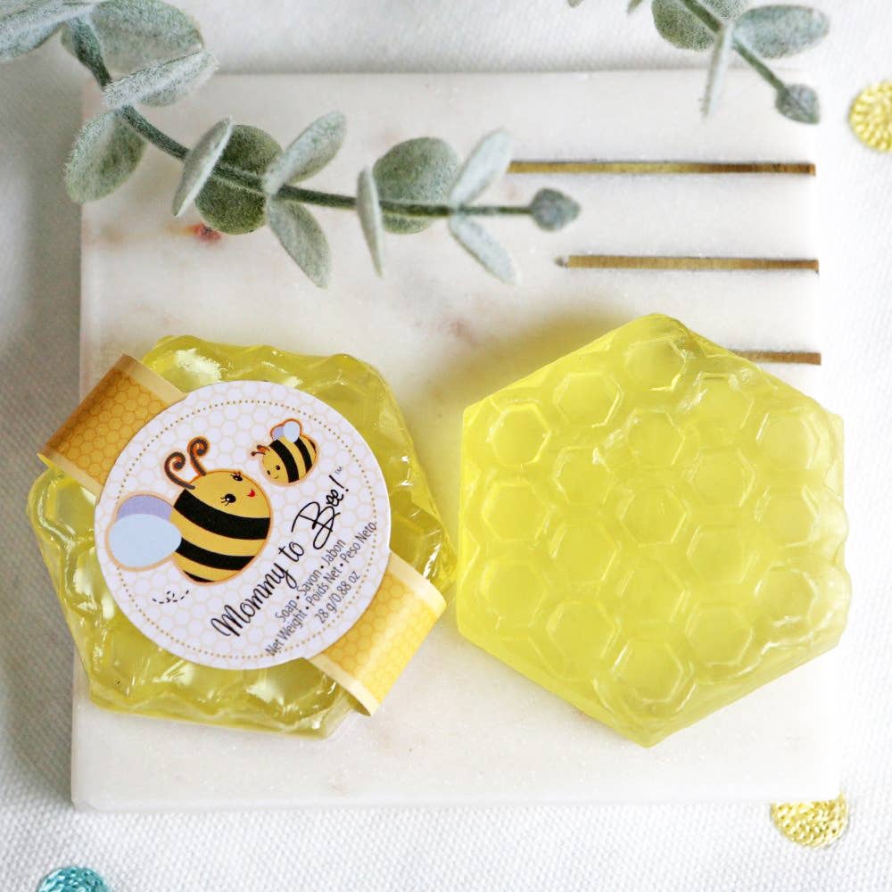 Kate Aspen - Wholesale Bar Soap - Mommy To Bee Honey Scented Honeycomb Soap (Set of 4)2