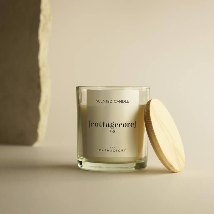 SEVENREEDS - Vente Bougie en bocal - BOUGIE À LA CIRE VÉGÉTALE THE OLPHACTORY Cottagecore Fig 200 g