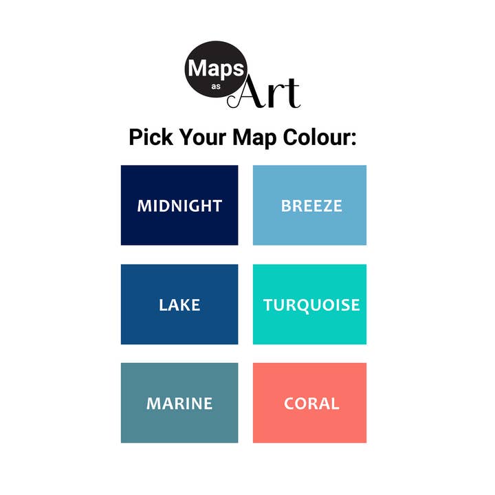 Maps As Art - Wholesale Art Print - Cape Cod, Nantucket, Martha's Vineyard Island Map Art Print13