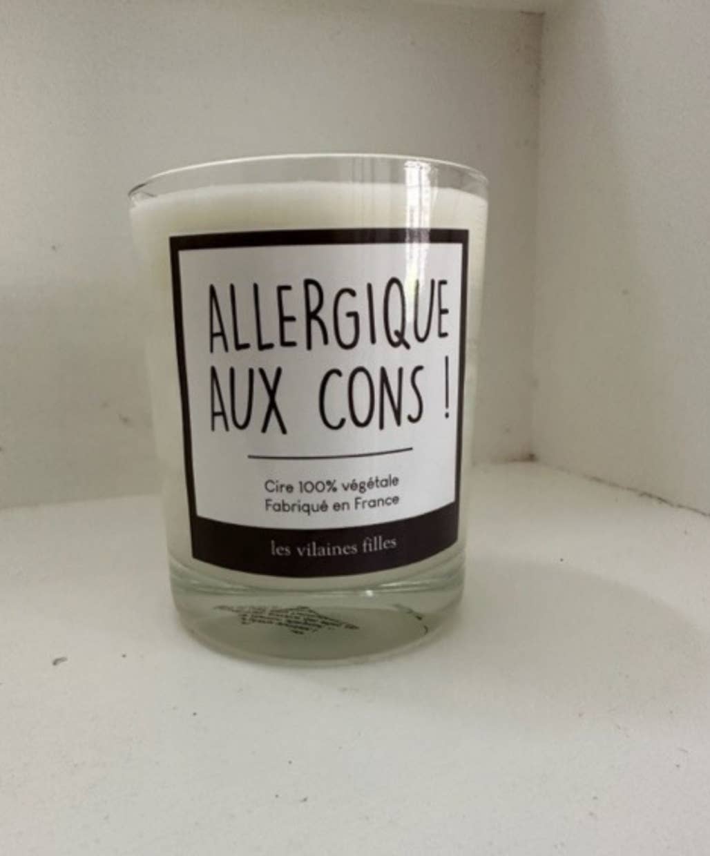 Les Vilaines Filles - Wholesale Jar/Filled Candle - Scented candle "Allergic to Jerks"