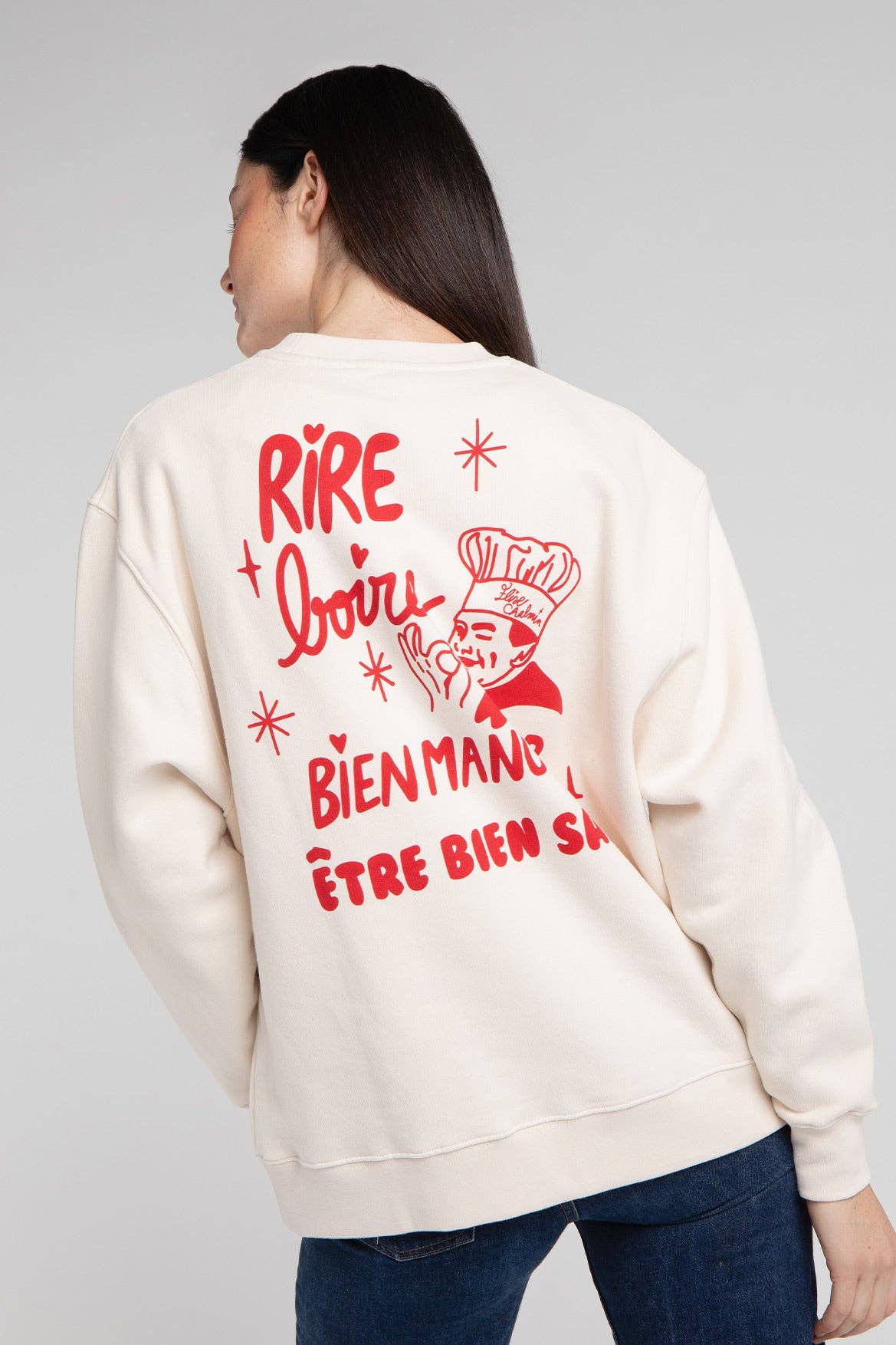 Elise Chalmin - Wholesale Graphic Sweatshirt - Women's - Luigi sweatshirt9