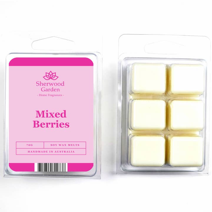 Sherwood Garden Home Fragrances - Wholesale Wax melt - Mixed Berries Soy Wax Melts 70g