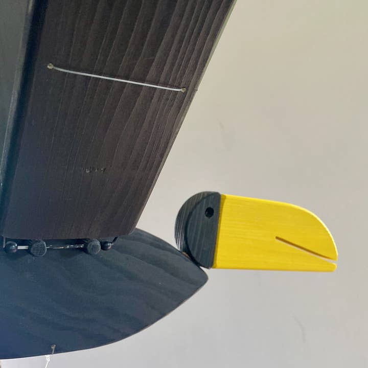 Mrozci - Wholesale Mobile - Wooden Flying Crow Mobile - Halloween Decoration6