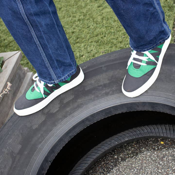 VAER - Wholesale Lifestyle Sneakers - Men's - Green White Phoenix Sustainable Sneaker — Circular&Upcycled12