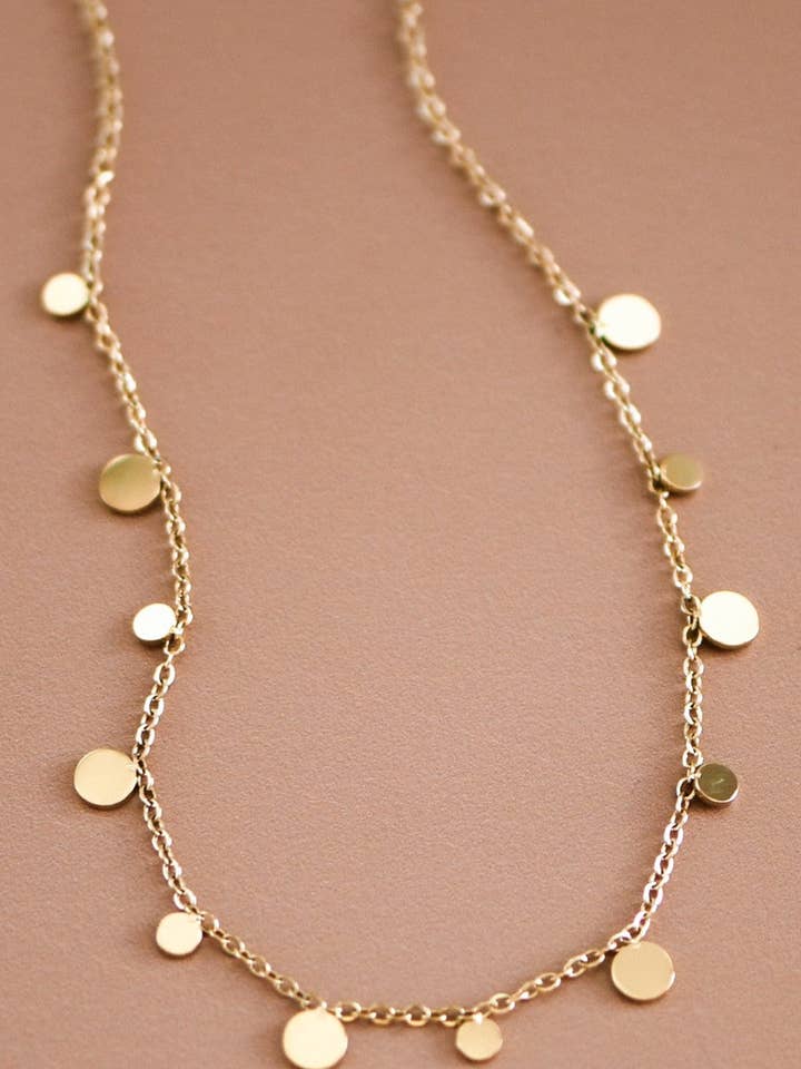 Collier Chaîne en Acier Inoxydable Plaqué Or 18K Imperméable - 6773 pour la vente par Mia Accessories