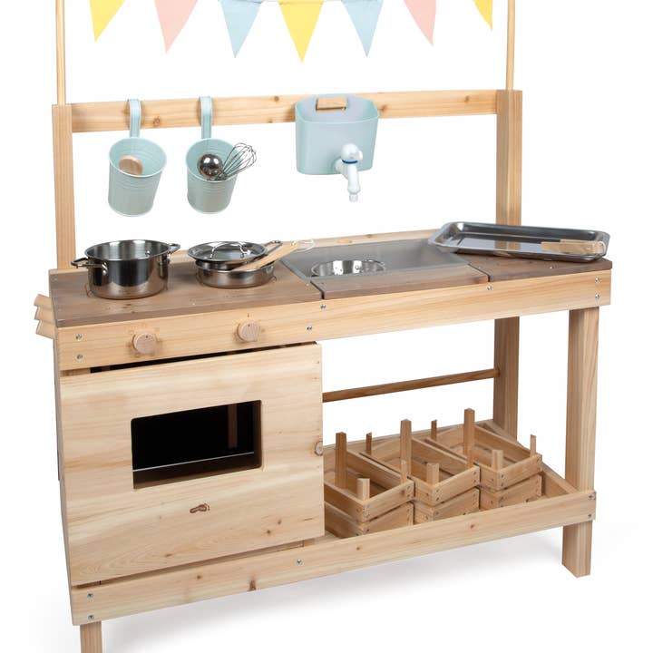 Cocina de barro y tienda de comestibles | Exterior | Madera para venta al por mayor de small foot