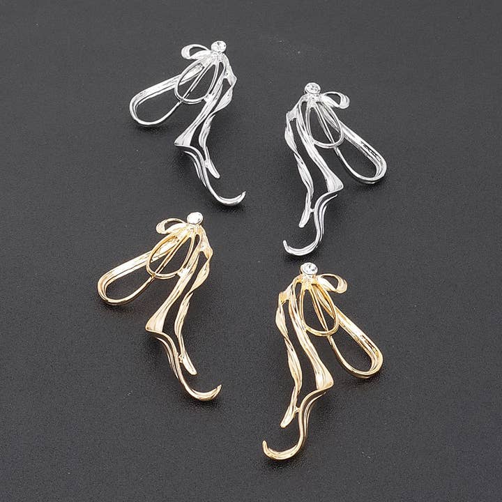 Orecchino in metallo placcato in oro per la vendita all'ingrosso da parte di 3AM BY H&D ACCESSORIES