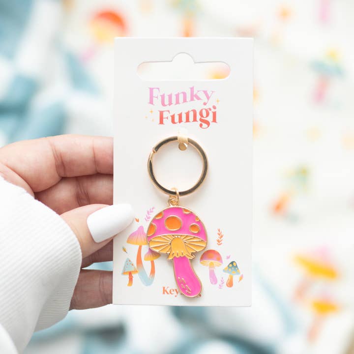 Something Different Wholesale - Wholesale Keychain - Women's - Funky Fungi Mushroom Keyring