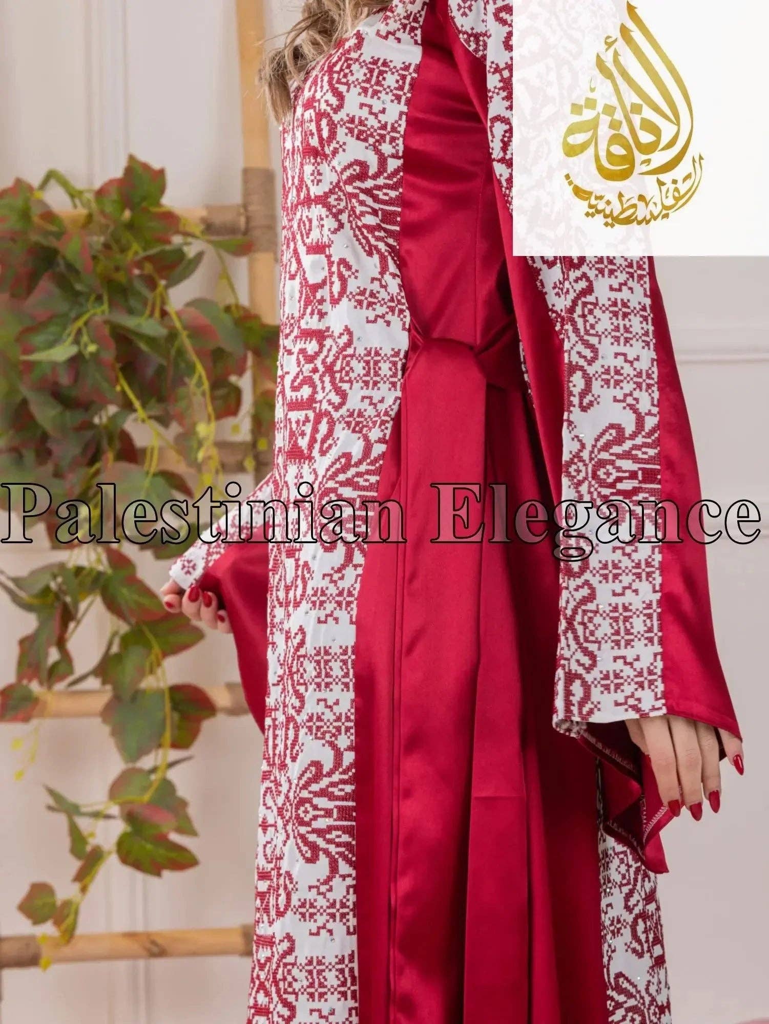 Palestinian Elegance - Wholesale Dress - Women's - Modern Zahra Embroidered Dress | Modest Palestinian Thobe18