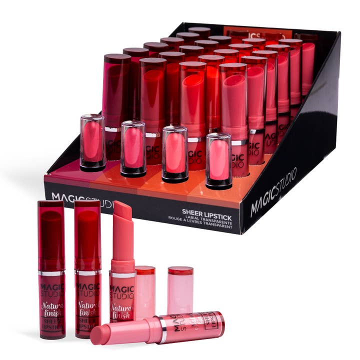 MAGIC STUDIO SHEER LÄPPSTIFT för wholesale av Aquarius Cosmetic SLU