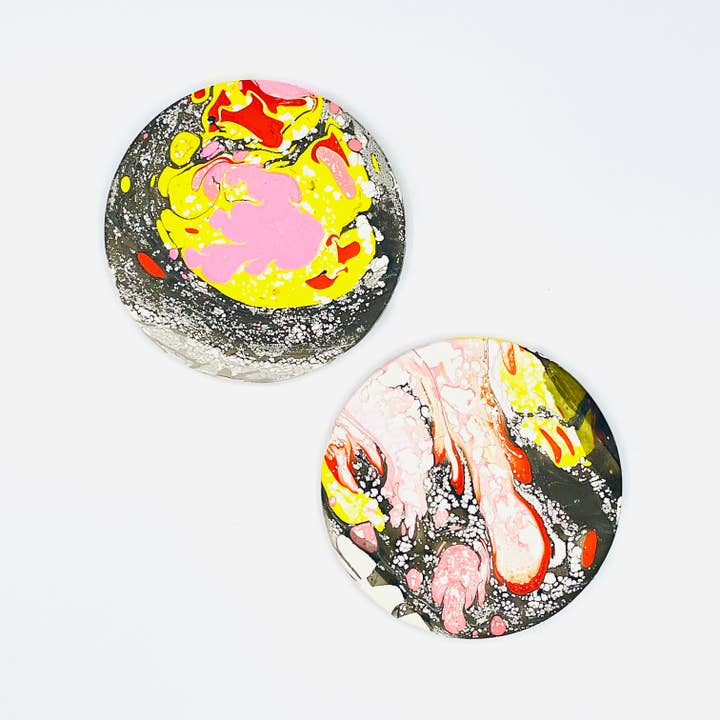 COASTER SET #46 for wholesale by Cosmic Peace Studio