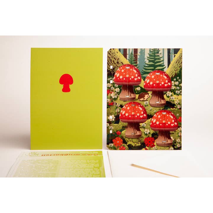 Formes Berlin GbR - Wholesale Christmas Decoration - Fly Agaric - 3D Decorative Greeting Card2
