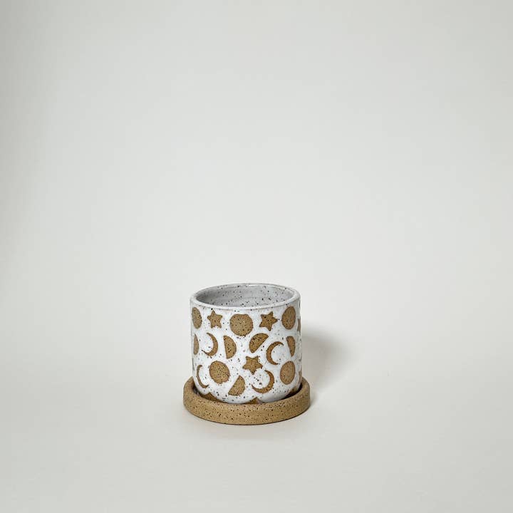 Annie’s Potteries - Venta al por mayor Macetas - Maceta Celestial con Plato de Drenaje9