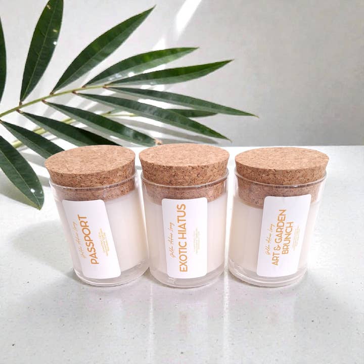 Mini Travel Candles for wholesale by Golden Adorns Living