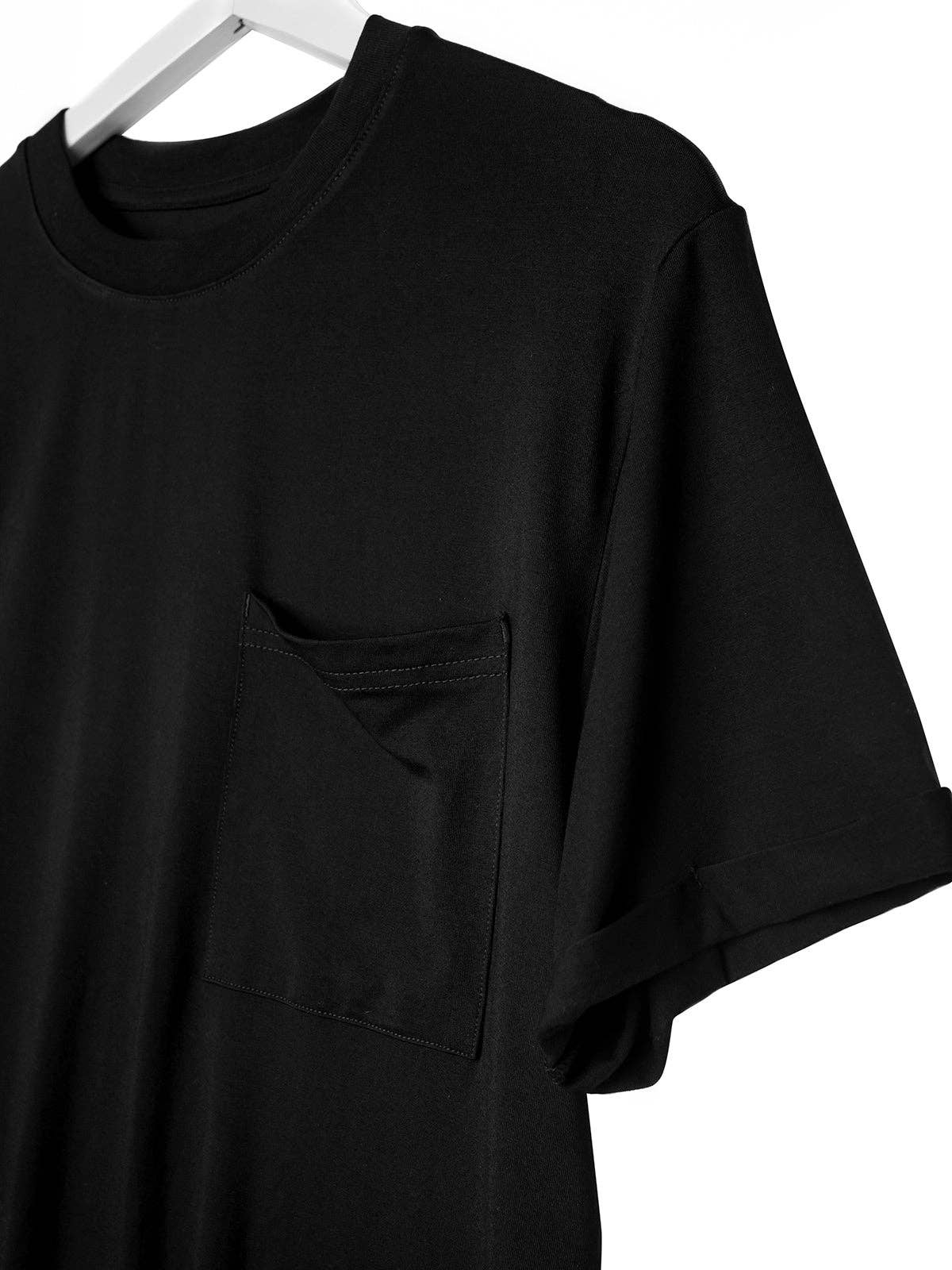 Little Bipsy - Wholesale T-Shirt - Women's - Adult Bamboo Pocket Tee - Black1