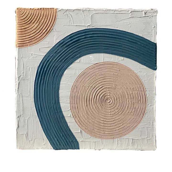 «Giornata in spiaggia»//12" x 12" per la vendita all'ingrosso da parte di Seneca Avenue Arts