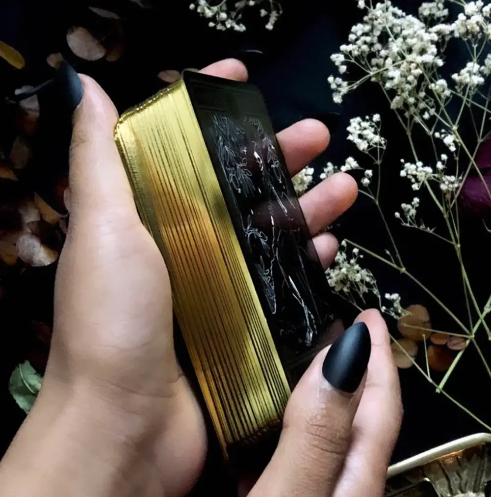 13th Press - Wholesale Tarot Cards - 2nd Edition Marigold Tarot Gold Gilded, No Guide3