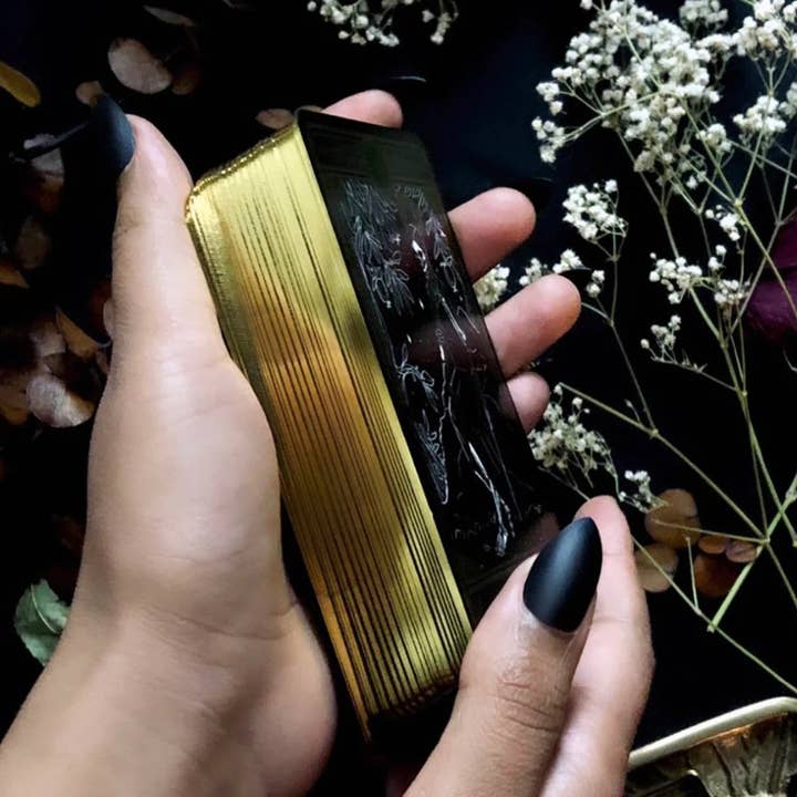 13th Press - Wholesale Tarot Cards - 2nd Edition Marigold Tarot Gold Gilded, No Guide3