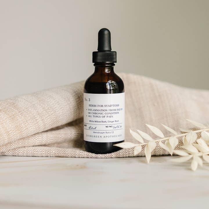 Evergreen Apothecary - Wholesale Tincture - Pain Tincture, Herbs for Symptoms No.3