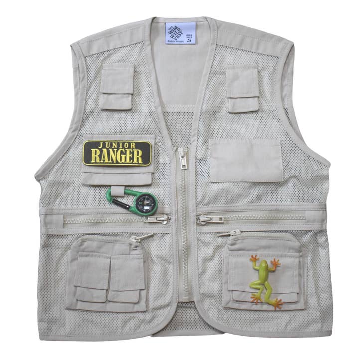 Jr Ranger Vest - Khaki for wholesale by Wildthings