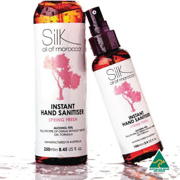 Silk oil of Morocco - Wholesale Hand sanitiser - Alcohol Spring Fresh Hand Sanitiser - Value Pack3