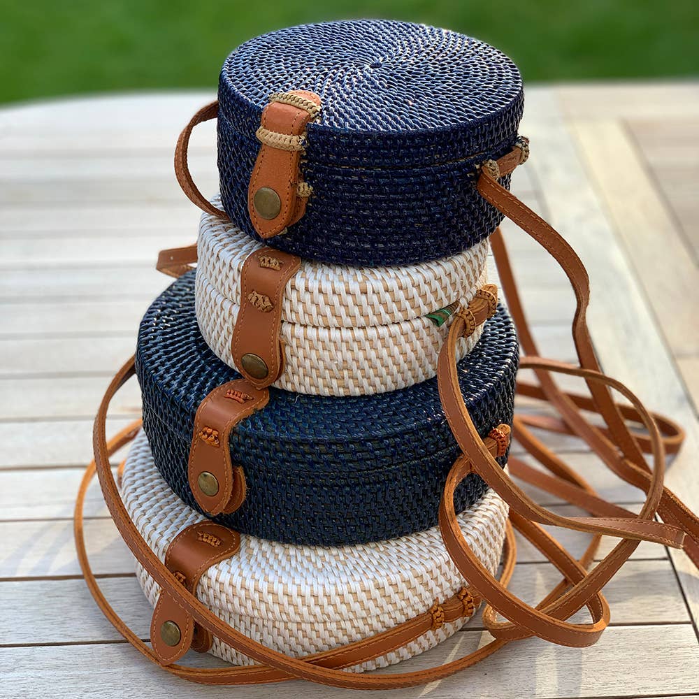 VIE - Wholesale Crossbody Bag - Women's - Rattan Roundy Bag25