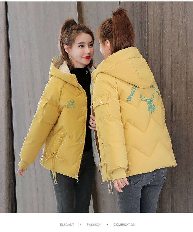 Marayn - Wholesale Puffer Jacket - Women's - Chic 2025 Winter Puffer Jacket Korean Style Warm Loose #228