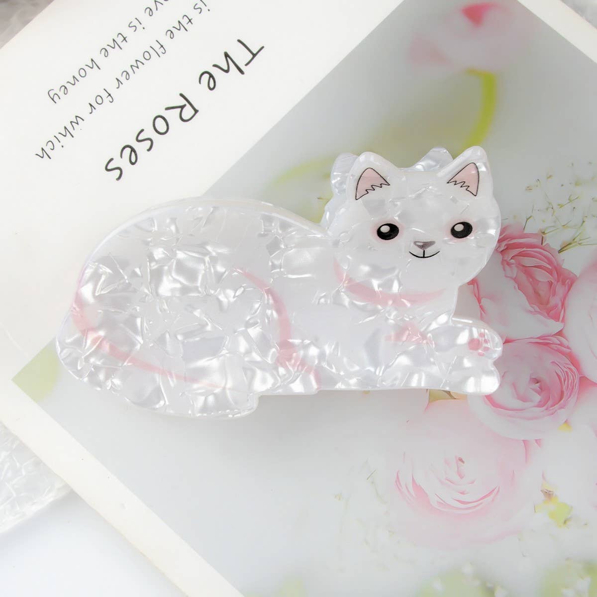 ACCITY - Wholesale Hair Clip - Women's - Cute Cat Hair Claw Clip for Women, Cartoon Style_CWAHA06890