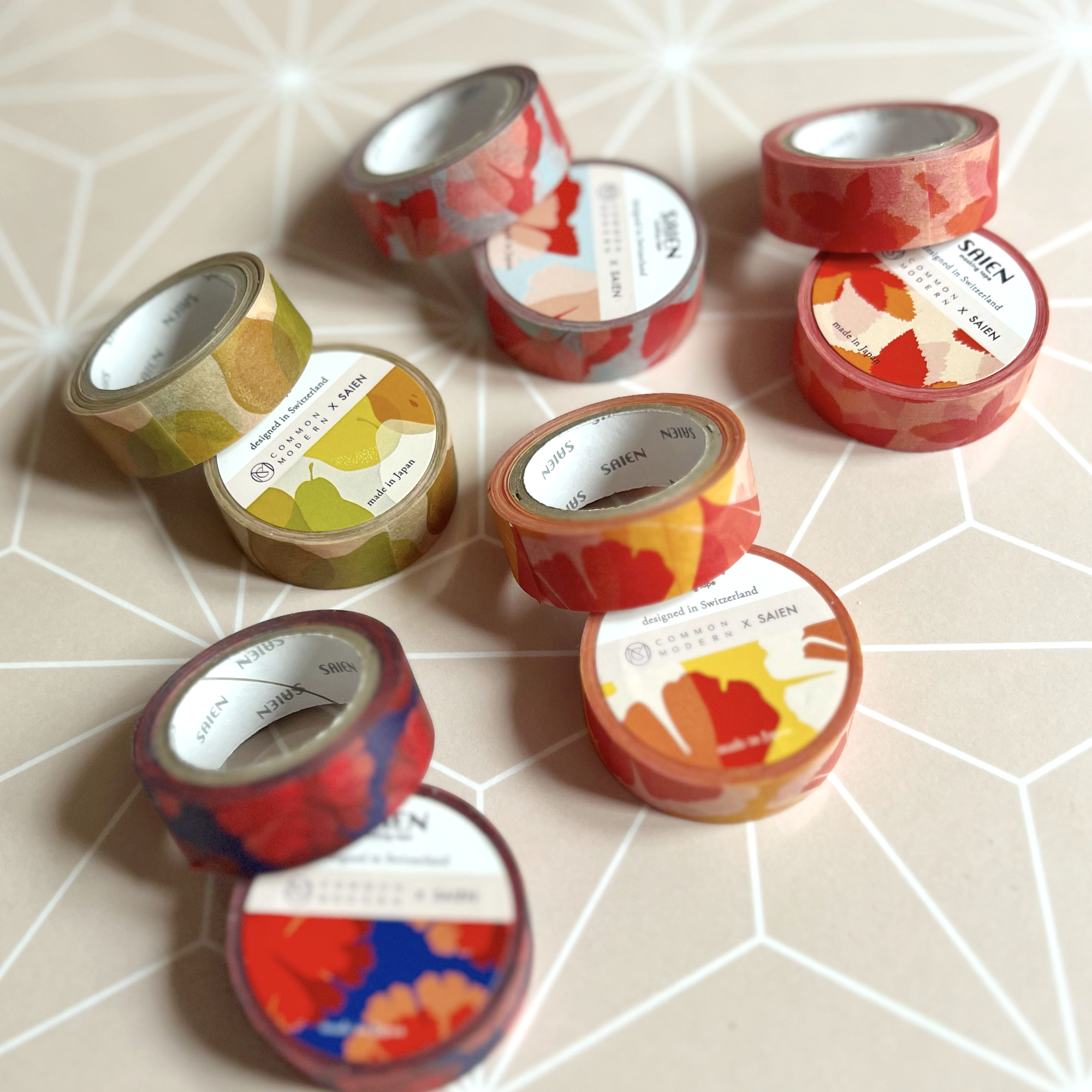 Common Modern - Wholesale Washi Tape - Ginkgo Pop Valencia Washi Tape | Masking Tape | Craft Tape1