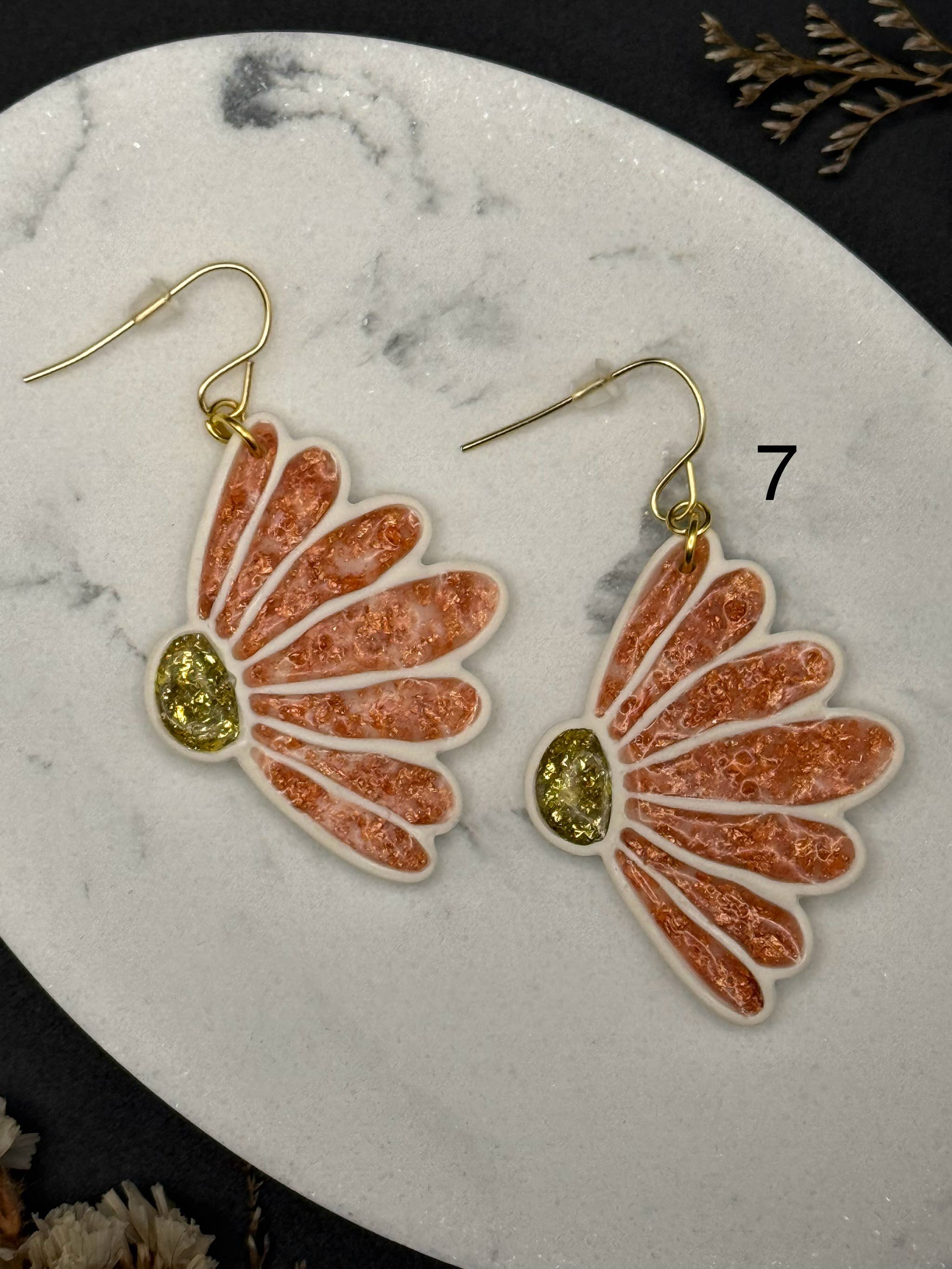 ELT Art Creations - Vente Boucles d'oreilles pendantes - Daisy Doos0