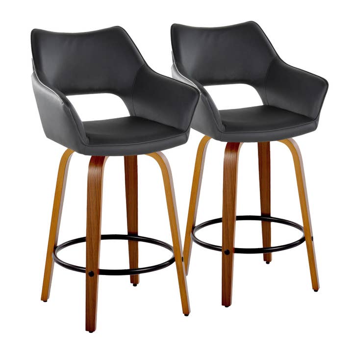 LumiSource and Grandview Gallery - Wholesale Stool - Mustang 26" Fixed-Height Counter Stool - Set of 218