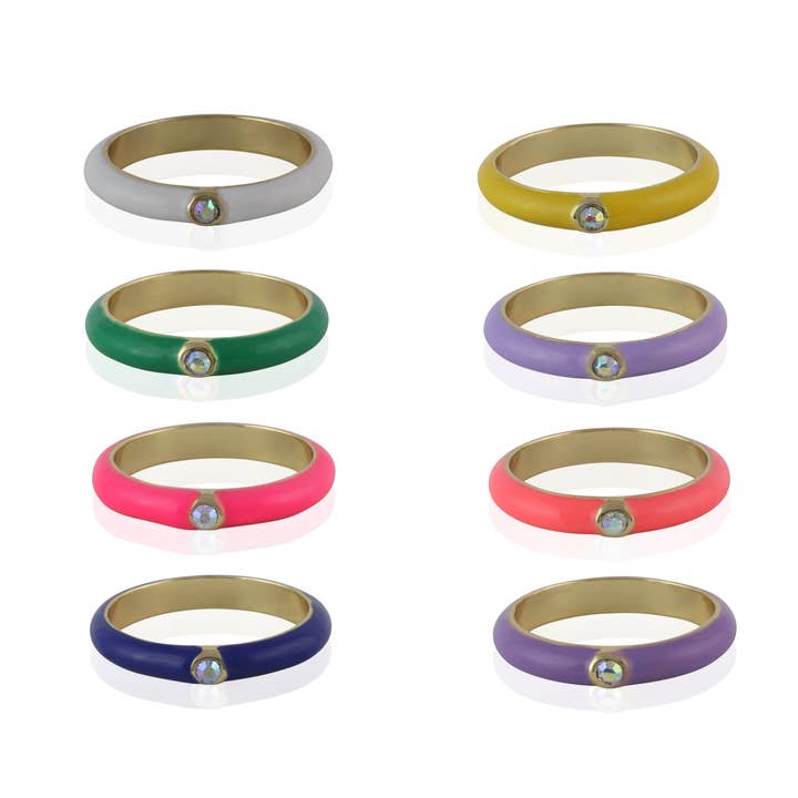 Big Metal London - Wholesale Jewellery set - Claire Multi Pack of Rings1