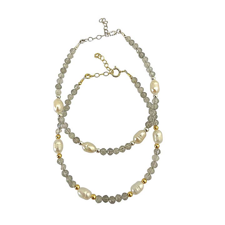 LAVAT LABRADORIET ARMBAND voor wholesale door Nativa Jewels