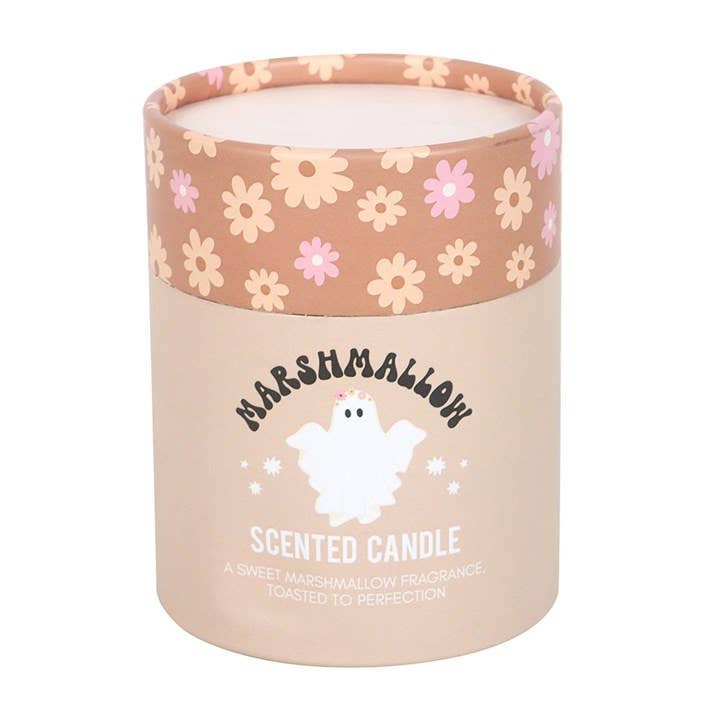 Something Different Wholesale - Wholesale Jar/Filled Candle - Ghost Toasted Marshmallow Halloween Candle3
