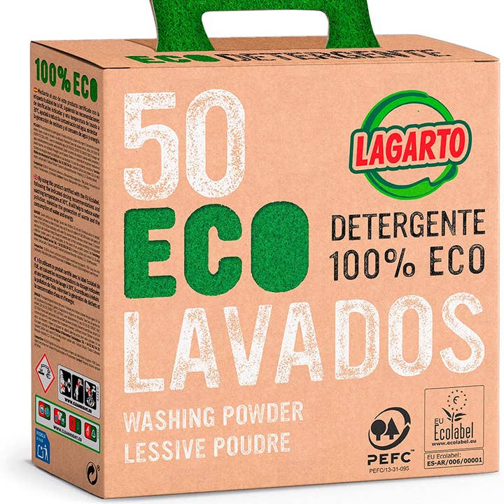 Lagarto – Engroshandel Vaskepulver/-pods – Økologisk Lagarto vaskepakke til 50 vaske