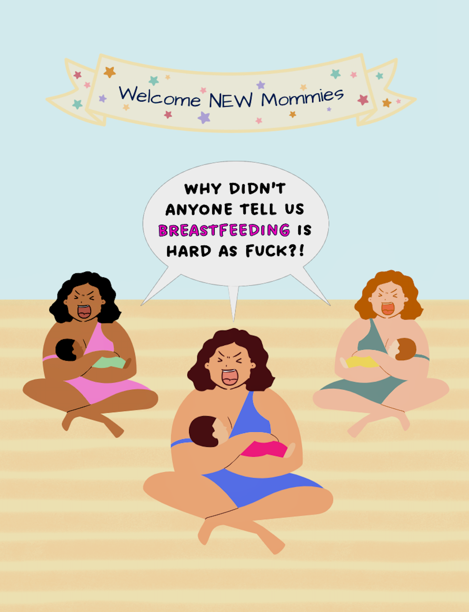 Hero Of The Story – wholesale Baby tillkännagivningskort – AMNING - graviditet rolig mamma mamma humor ny bebis1