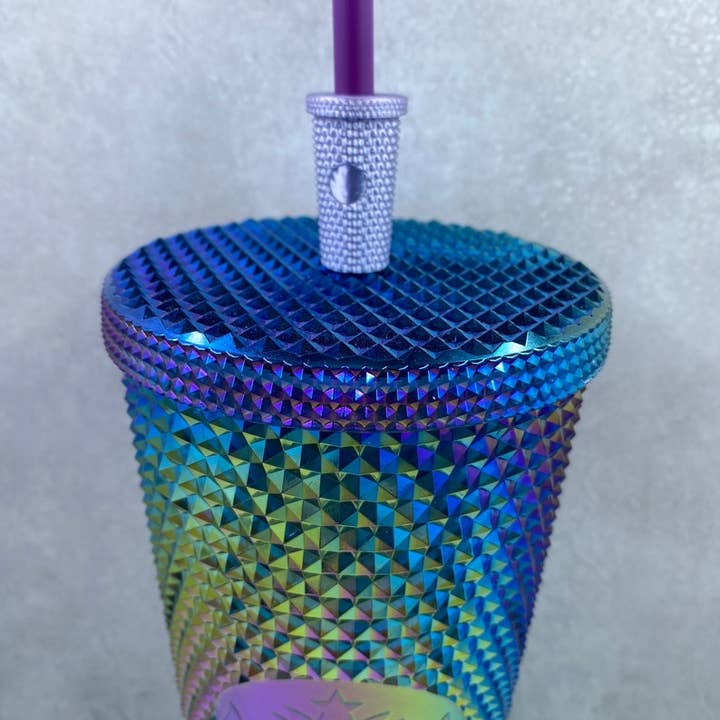 Studded Straw Topper, Straw Buddy, Straw Charm, Straw Slider for wholesale by Twisted Tumbler, LLC