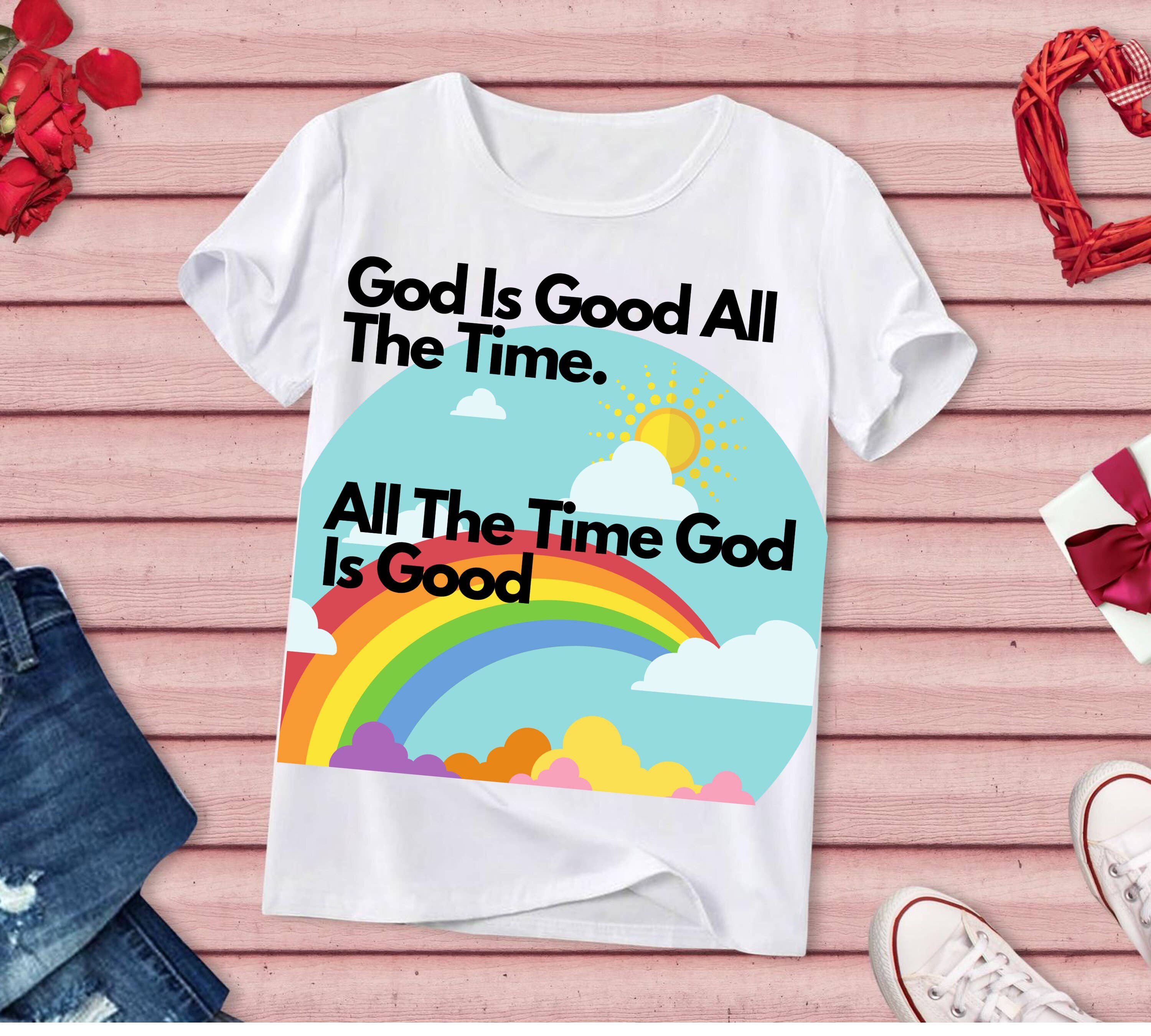 Happy Jan Designs - Wholesale Screen printed t-shirt – Women′s - God Is Good All The Time. All The Time God Is Good