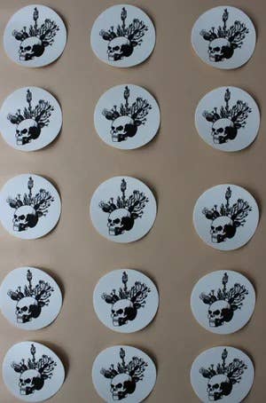 Yonder Studios - Wholesale Sticker - Cactus Head Sticker1