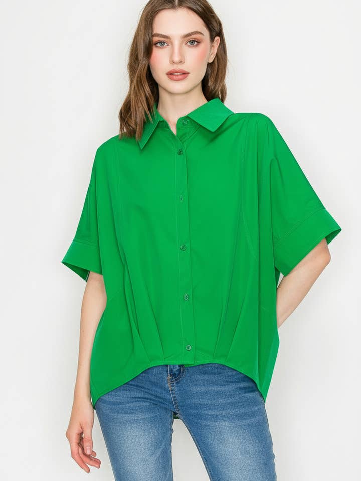 Jerra Stretch Parachute Top for wholesale by Joh Apparel