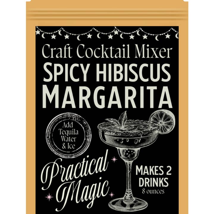 Practical Magic Apothecary & Craft Cocktails - Wholesale Cocktail mix/syrup - Midnight Margarita Craft Cocktail mix for 2 drinks1