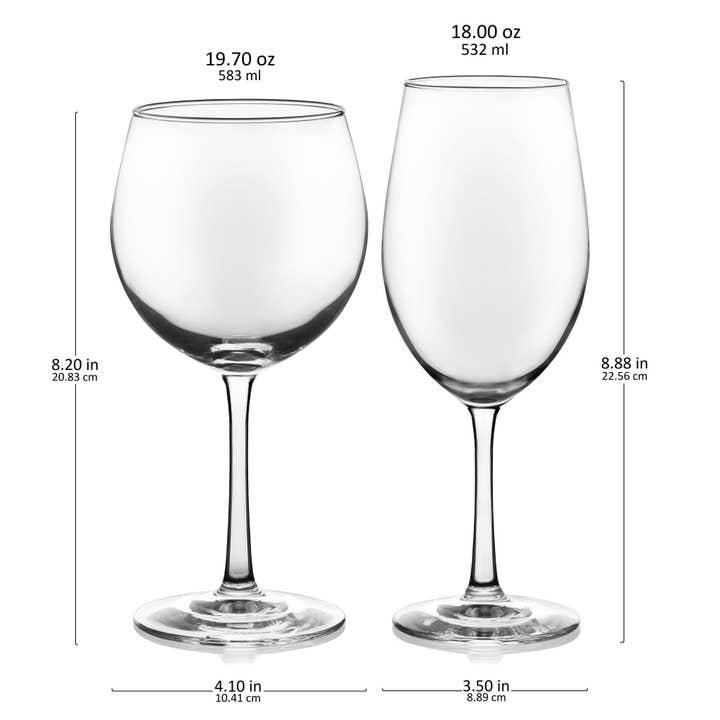 Libbey - Wholesale Wine Glass - Libbey Vineyard Reserve 12-Piece Wine Glass Party Set2