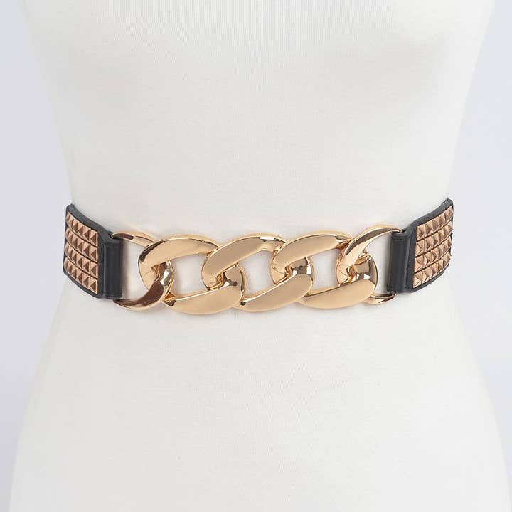 Chain Elastic Belt for wholesale by 3AM BY H&D ACCESSORIES