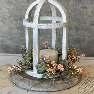 Wholesale Customizable White Acrylic Lantern For Garden Decor And