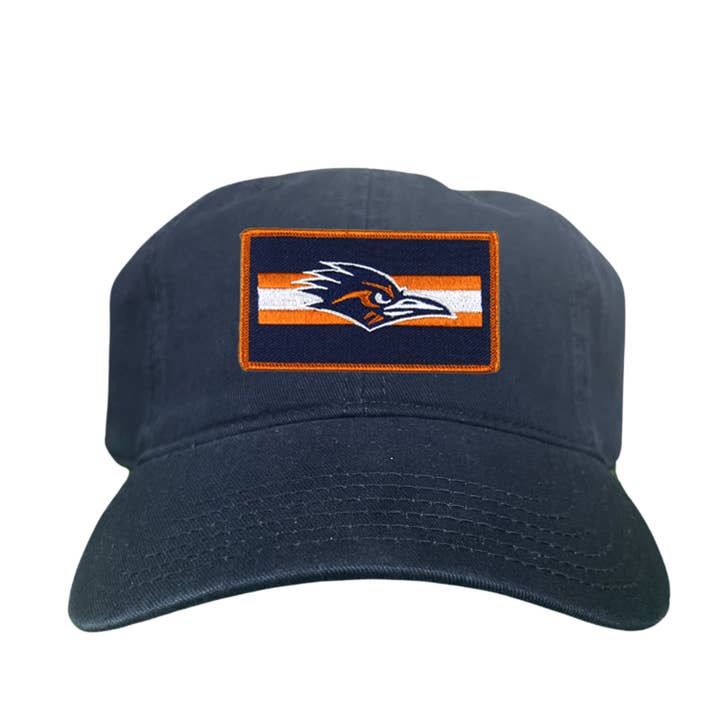 Last Stand Hats, LLC - Wholesale Baseball Cap - Unisex - UTSA Rectangle Stripe Roadrunner / Hats / 153 / UTSA00715
