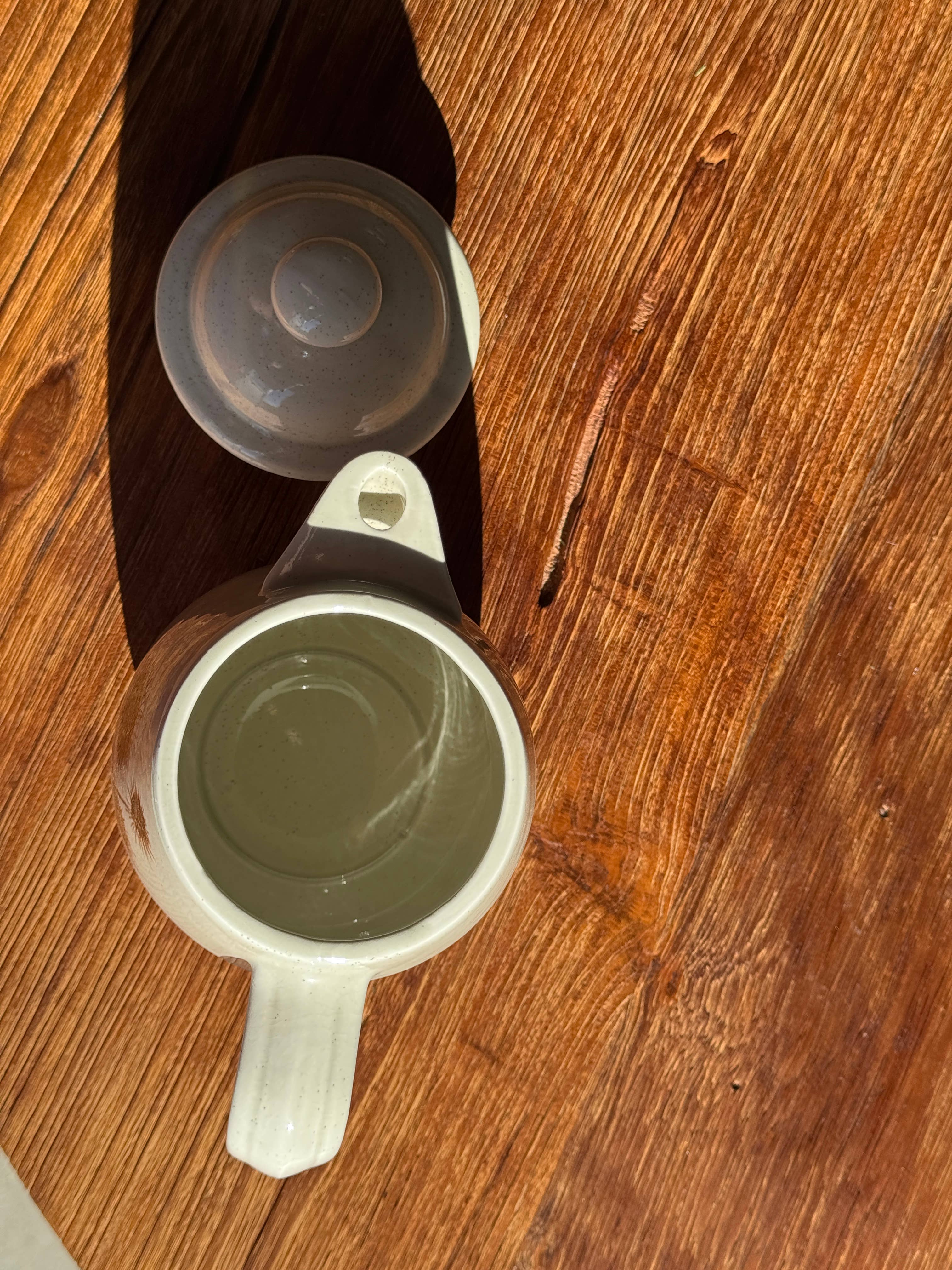 Office Objets - Wholesale Tea Pot - Sarreguemines teapot with thistle patterns H2013