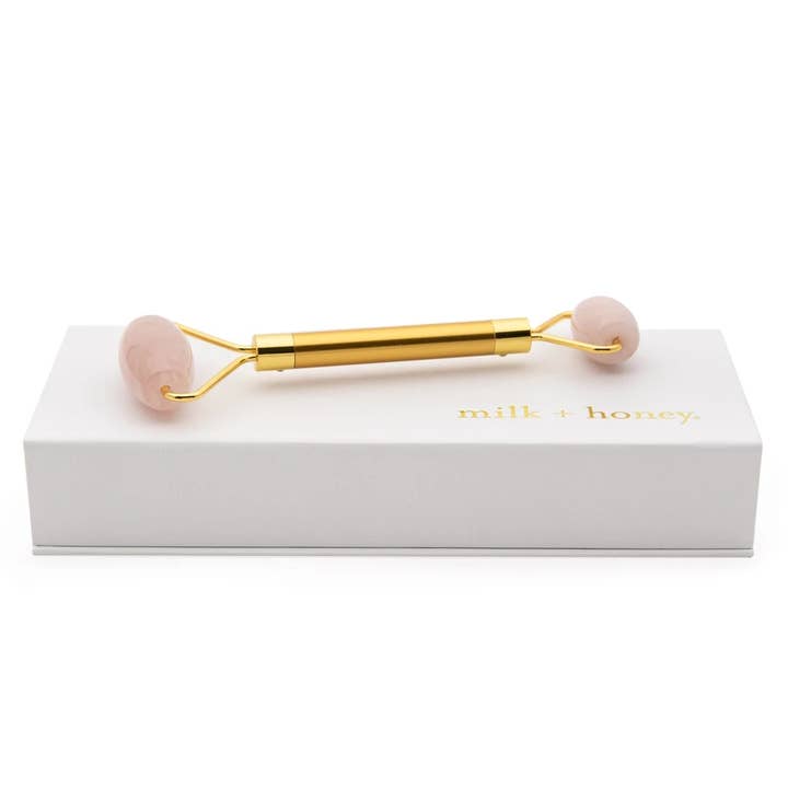 Milk and Honey - Wholesale Face/Beauty Roller - Rose Quartz Facial Roller